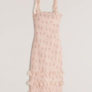 ISO Abercrombie Tiered Smocked Midi Dress